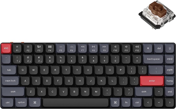 Actual product image Keychron Key K3Pro 75% Low LED Key Brown K3P-A3-EN (Wireless)