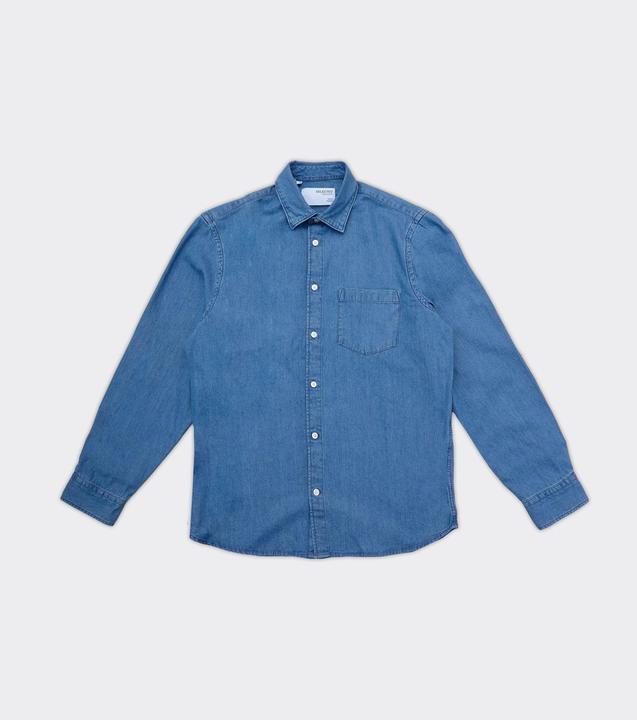 Produktbild Selected Slhregcarlo Denim Ls Shirt Noos (L)