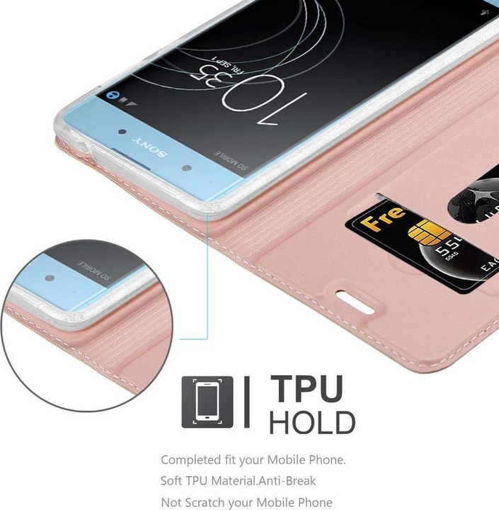 Produktbild Cadorabo Book Classy Style Cover (Xperia XA1 Plus)