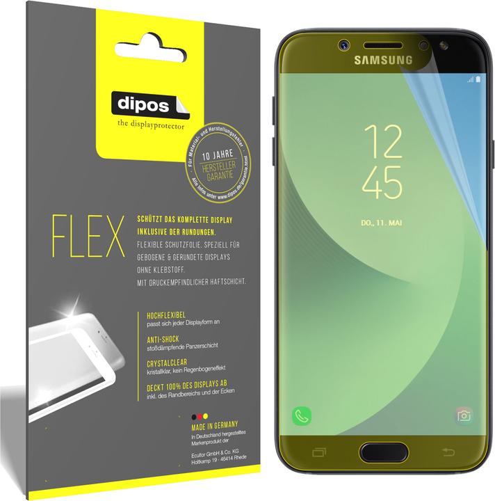 Immagine prodotto Dipos Pellicola Protettiva Full-Cover 3D (3 pz., Samsung Galaxy J7 2017)