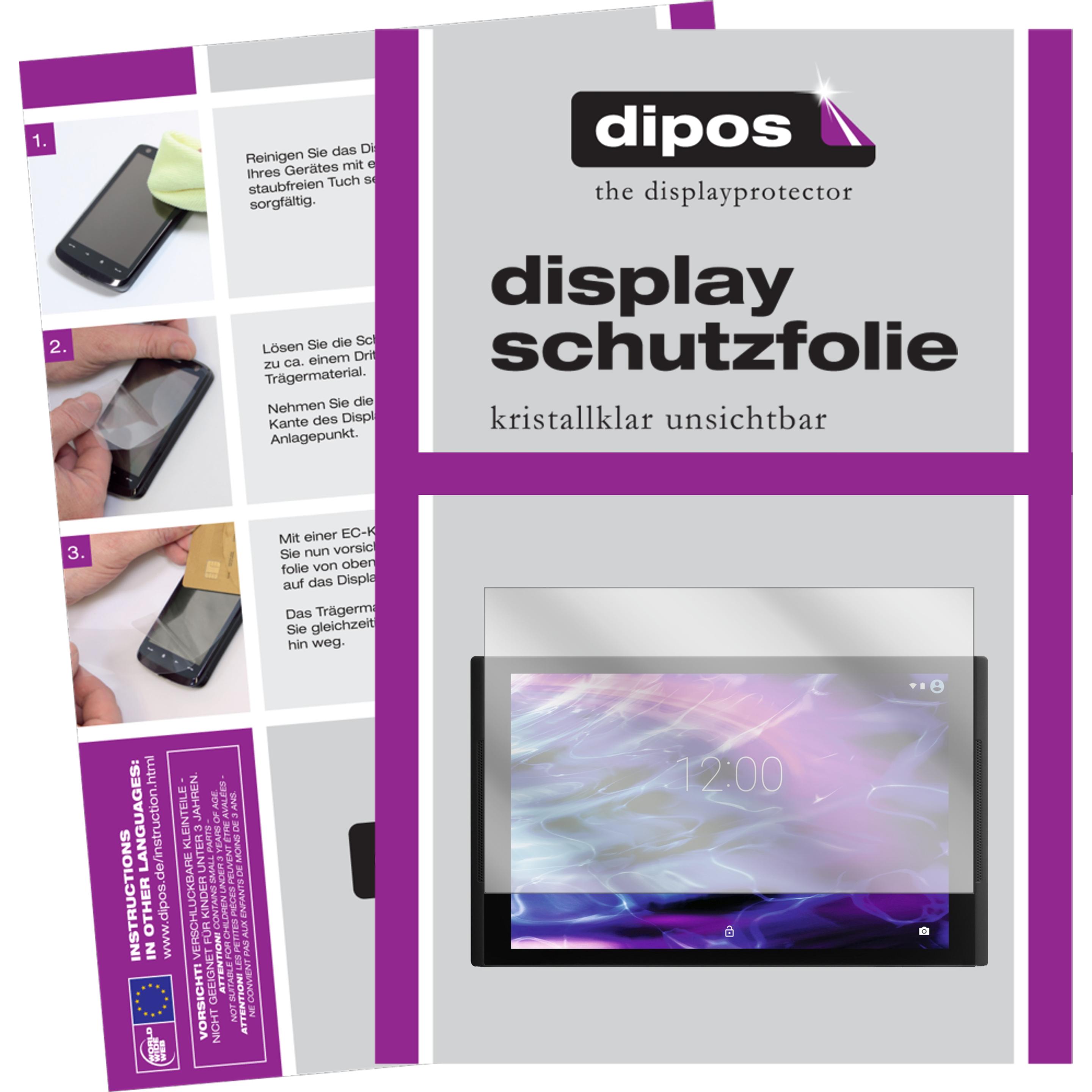 Dipos Displayschutzfolie Crystalclear (2 Stück, LifeTab X10311), Tablet Schutzfolie