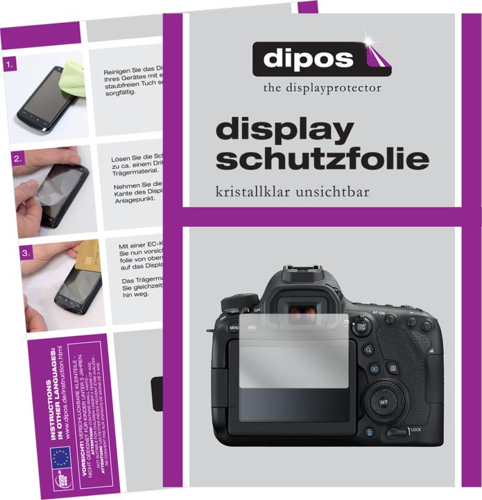 dipos I 6X Pellicola Protettiva Compatibile con Nikon DF Pellicola di Protezione Cristallo