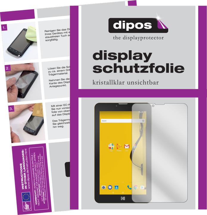 Produktbild Dipos Displayschutzfolie Crystalclear (2 Stück, Kodak Tablet 7")