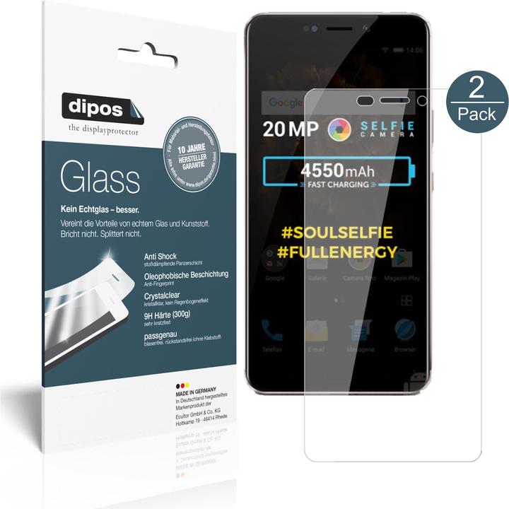 Dipos Displayschutz Anti-Shock (1 Stück, Allview X4 Soul Xtreme)