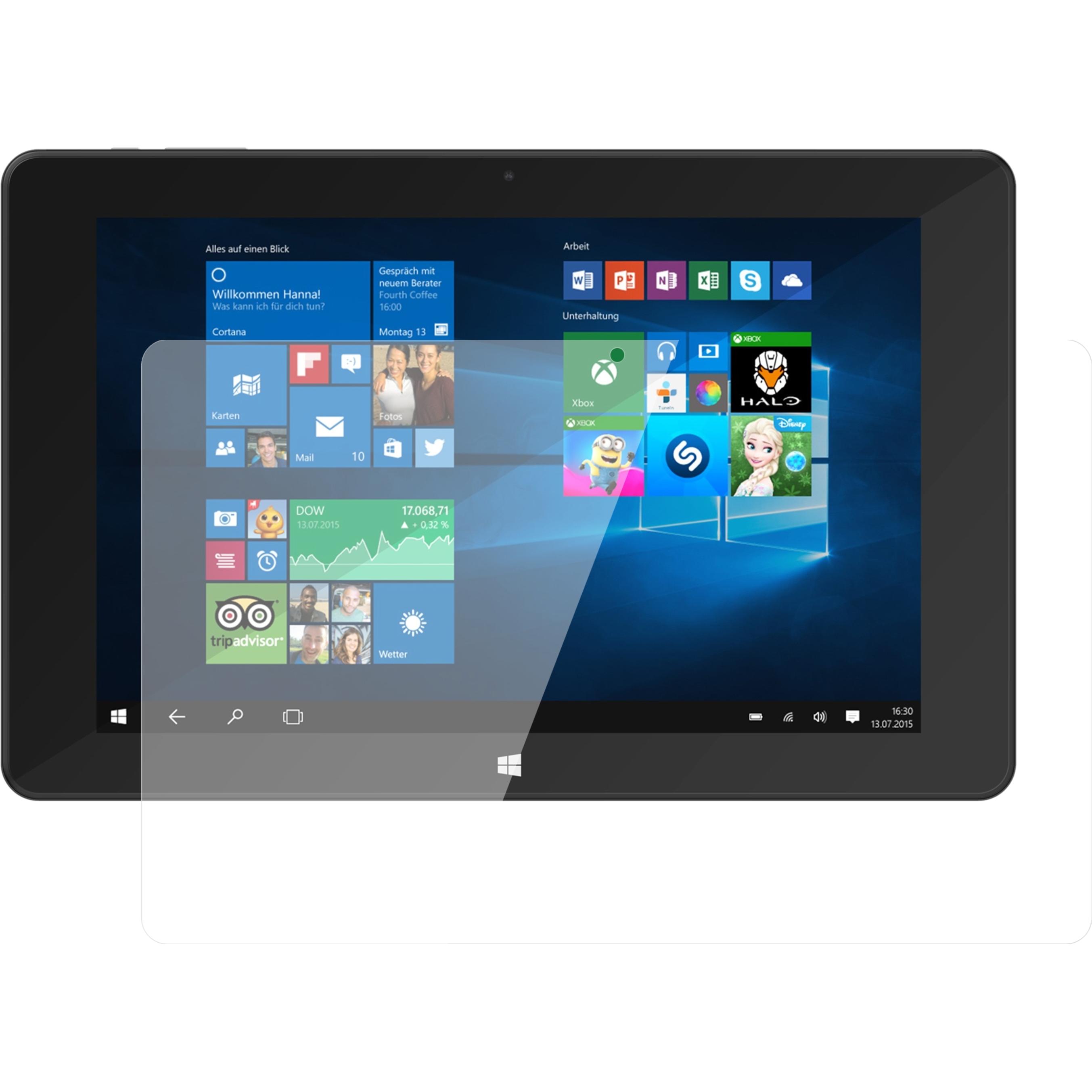 Dipos Displayschutz Anti-Shock (2 Stück, SurfTab duo W1), Tablet Schutzfolie