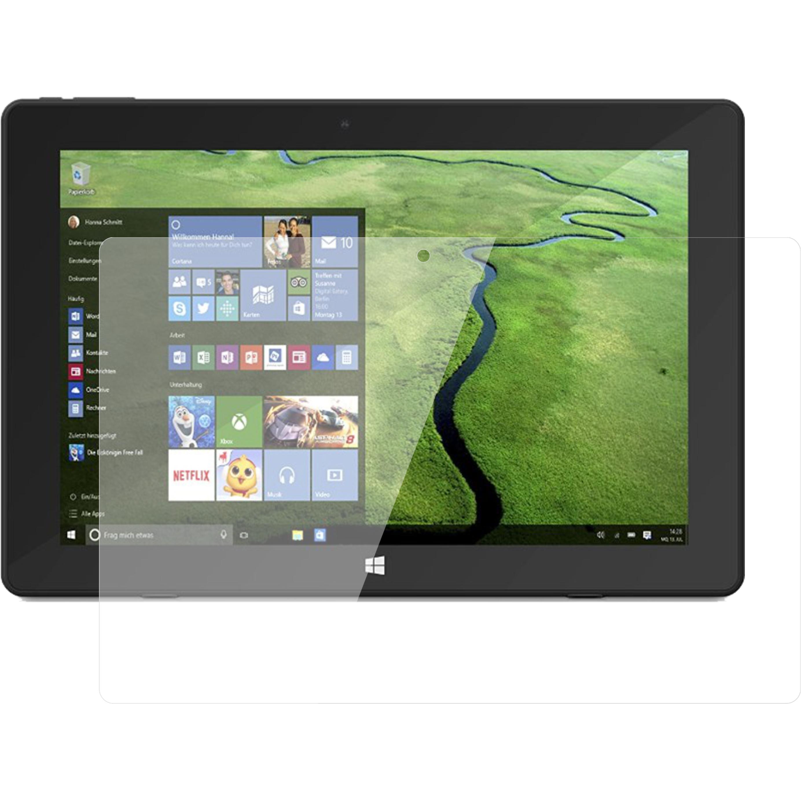 Dipos Displayschutz Anti-Shock (2 Stück, SurfTab Twin 10.1), Tablet Schutzfolie