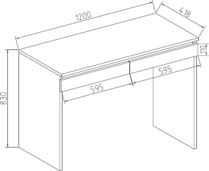 Image du produit Vicco Emma (120 x 41.80 x 83 cm)