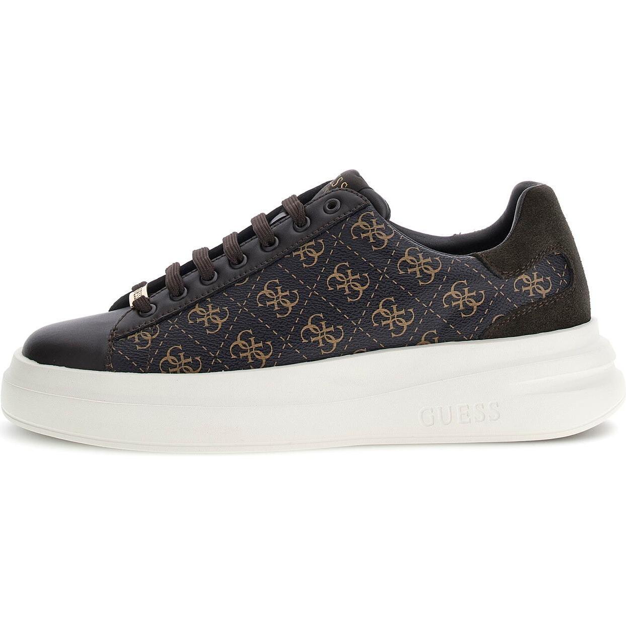 Guess, Herren, Sneaker, Elba, Braun, (44)