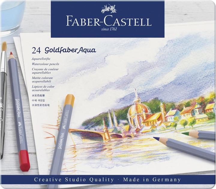 Produktbild Faber-Castell Goldfaber Aquarellstift (Mehrfarbig, 24 x)