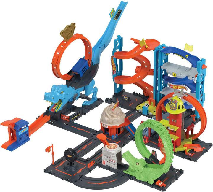 Produktbild Hot Wheels City T-Rex Looping-Bahn