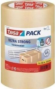 Actual product image tesa tesapack ULTRA STRONG Paketklebeband - PVC Packband für festes Verpacken und sicheres Bündeln (50 mm)