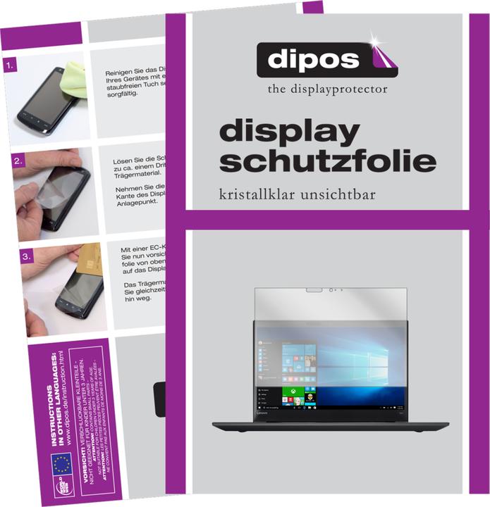 Produktbild Dipos Displayschutzfolie Crystalclear (2 Stück, Thinkpad T570)