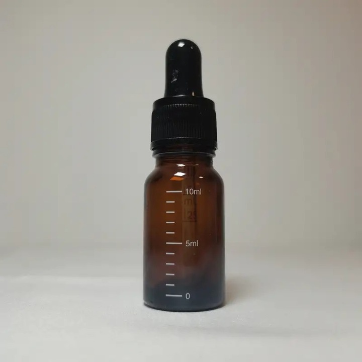 Actual product image Swissdetector 10 Graduated amber glass dropper bottles - 10ML