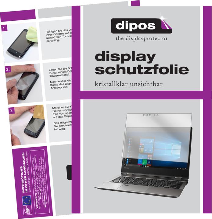 Produktbild Dipos Displayschutzfolie Crystalclear (2 Stück, Toshiba Portégé X20W)