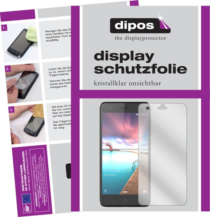 Actual product image Dipos Screen Protector Crystalclear (2 pcs., ZTE Hawkeye)