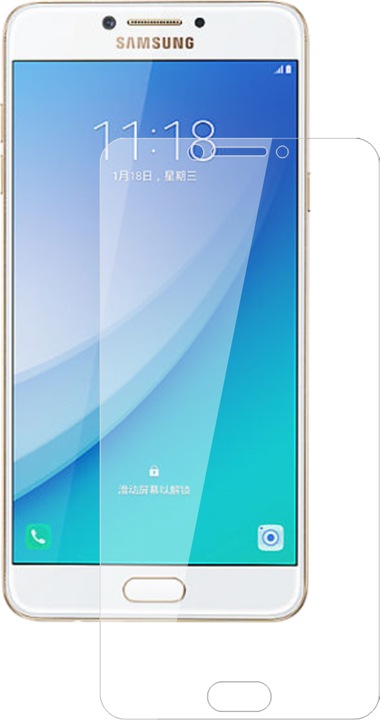 Produktbild Dipos Displayschutz Anti-Shock (2 Stück, Samsung Galaxy C7 Pro)