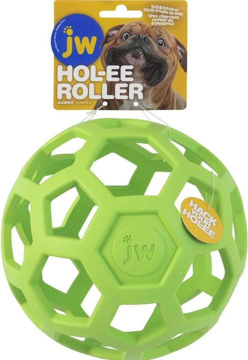 Image du produit JW Jouet pour chien Hol-ee Roller Jumbo, Ø 19 cm, Assorti (Jouet à mâcher pour chien)