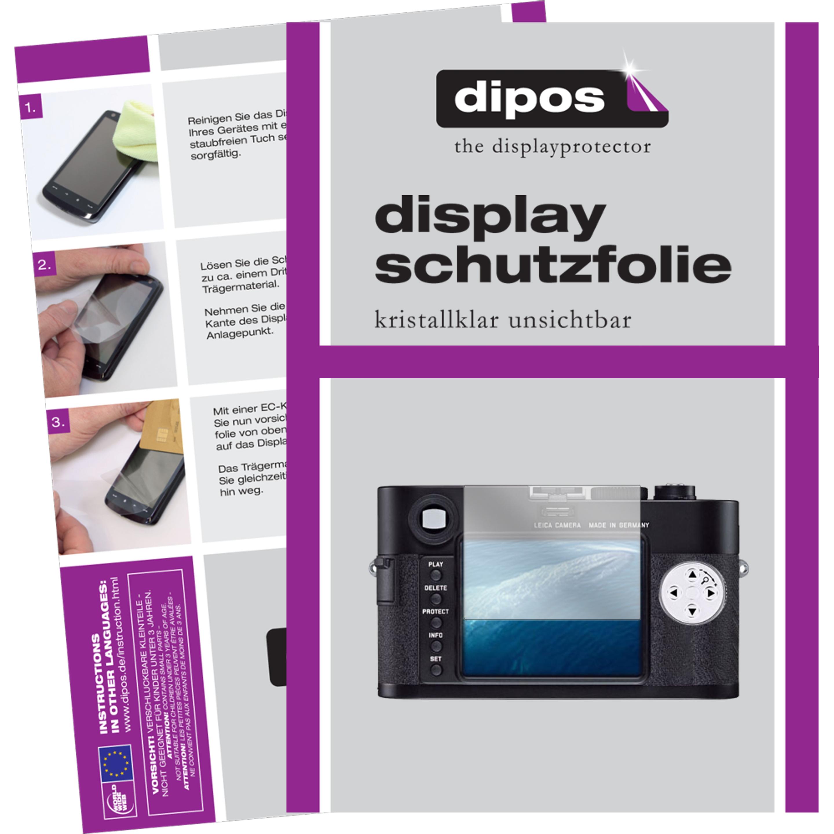 Thumbnail - Dipos Displayschutzfolie Crystalclear (Displayschutz, Leica M10), Kameraschutz, Transparent