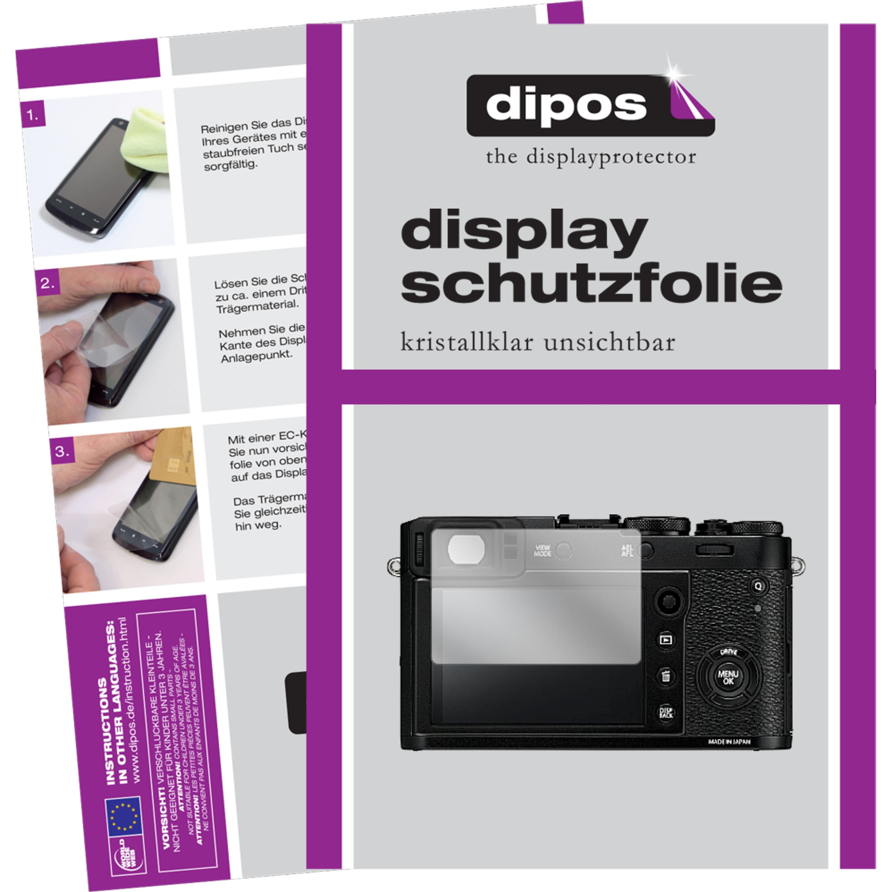 Dipos Displayschutzfolie Crystalclear (Displayschutz, Fujifilm X100F), Kameraschutz, Transparent