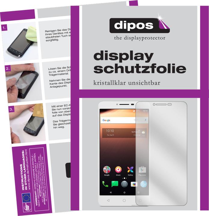 2x Pellicola per Alcatel A3 Protettiva Protezione Schermo Cristallo dipos