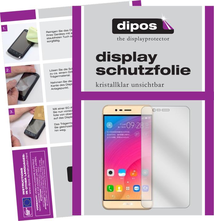 Dipos 2x Pellicola Protettiva In Vetro Temperato Per ZTE Nubia N2 - Cristallo Trasparente HD, Anti Graffio, Made In Germany - 2
