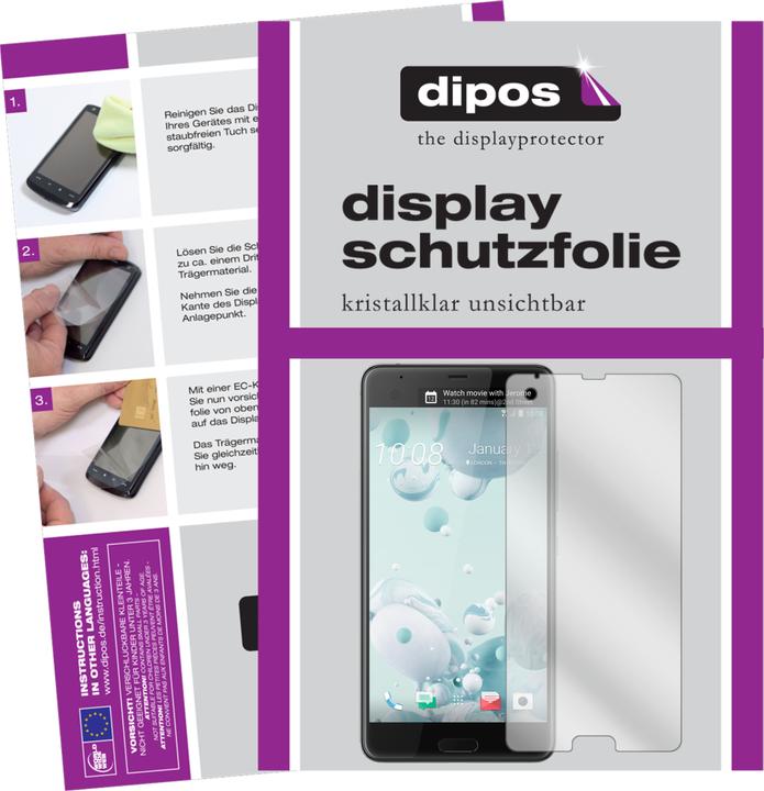 Actual product image Dipos Screen Protector Crystalclear (2 pcs., HTC U Ultra)