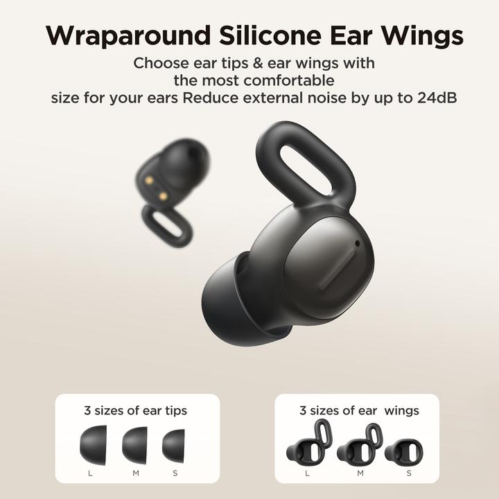 Immagine prodotto Joyroom Cuffie TWS JR-TS1 Cozydots Series con Bluetooth 5.3 e cancellazione del rumore - bianche (NC, 4 h, Senza fili)