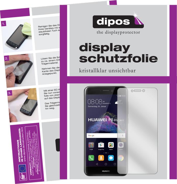 Produktbild Dipos Displayschutzfolie Crystalclear (6 Stk., Huawei P8 Lite (2017))