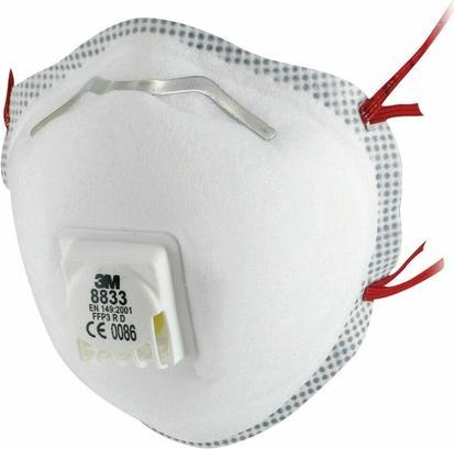 Immagine prodotto 3M Maschera per polveri sottili con valvola (FFP3, 1x)