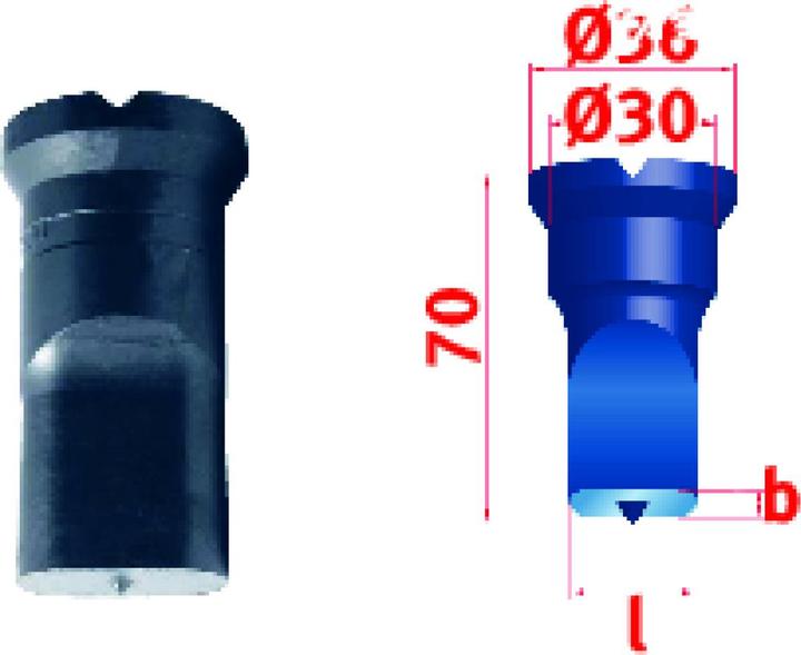 Actual product image Metallkraft Slot punch no. 2 5.5x25.0 mm