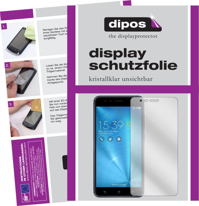 Produktbild Dipos Displayschutzfolie Crystalclear (6 Stk., Asus Zenfone 3 Zoom)