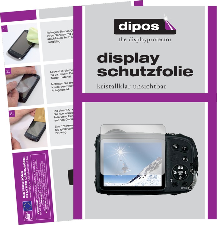 Produktbild Dipos Displayschutzfolie Crystalclear (Displayschutz, Fujifilm FinePix XP120)