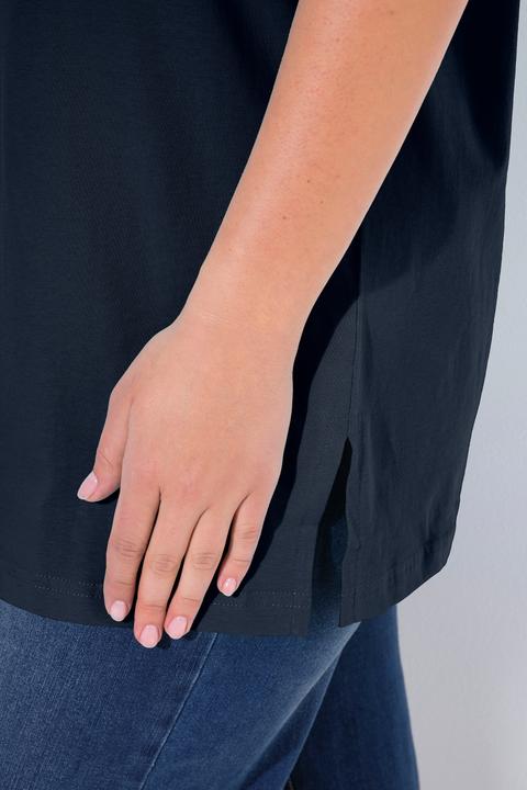 Produktbild Ulla Popken T-Shirt, V-Ausschnitt, Relaxed, Halbarm (54)