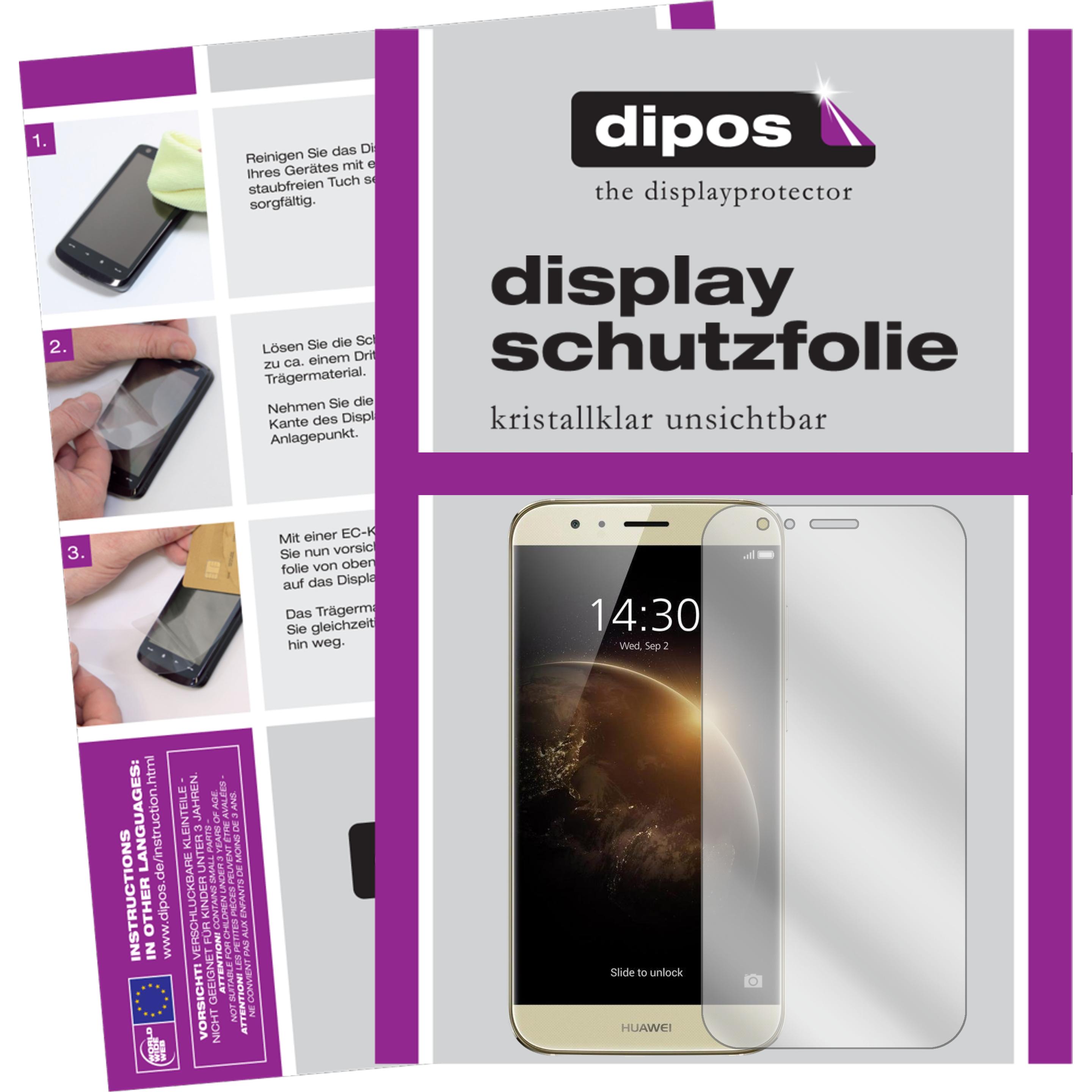 Dipos Displayschutzfolie Crystalclear (6 Stück, Huawei GX8), Smartphone Schutzfolie, Transparent