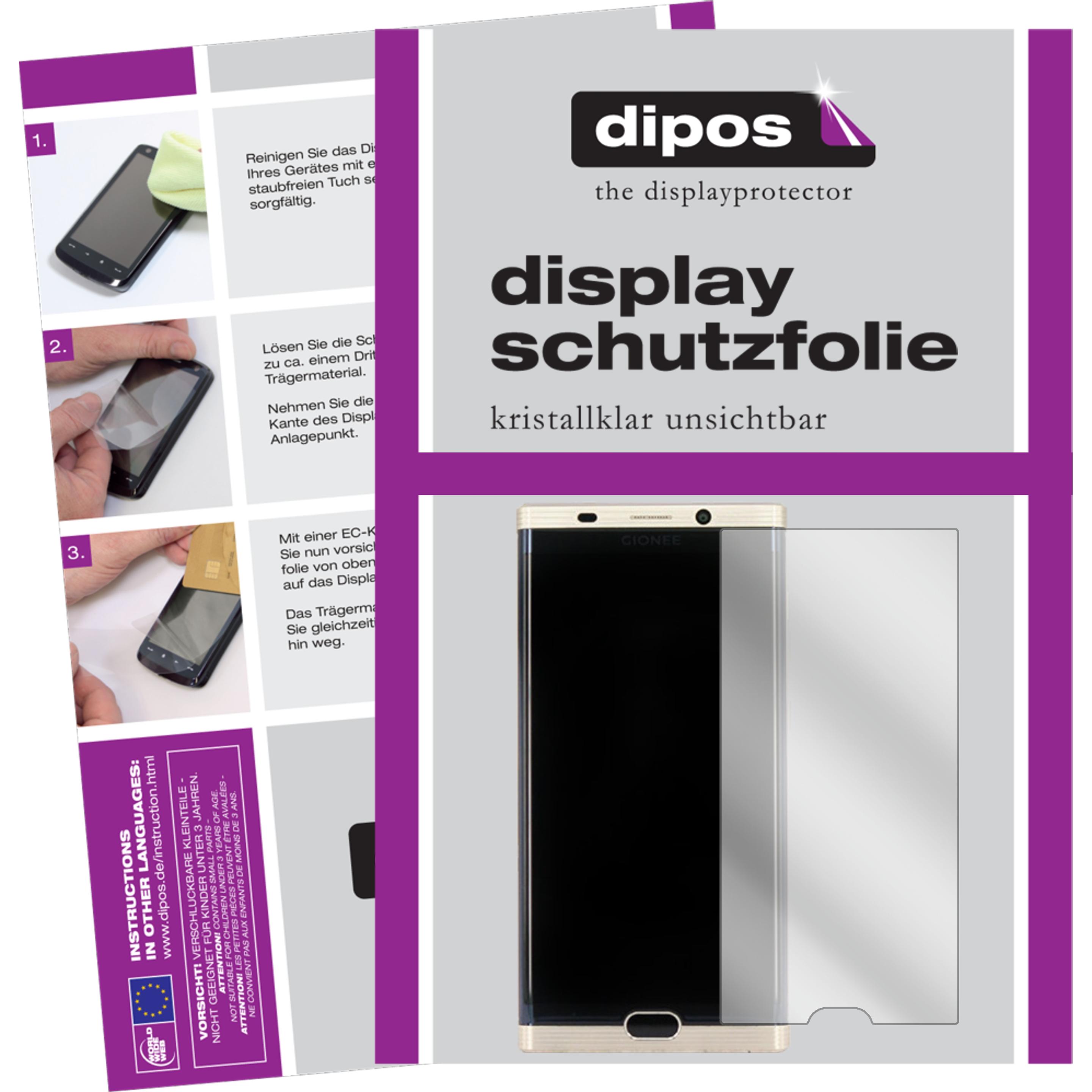 Dipos Displayschutzfolie Crystalclear (2 Stück, Gionee M2017), Smartphone Schutzfolie, Transparent