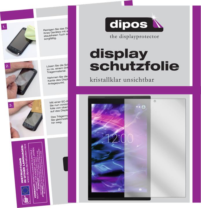 Actual product image Dipos Screen Protector Crystalclear (2 Piece, Lifetab X10302)