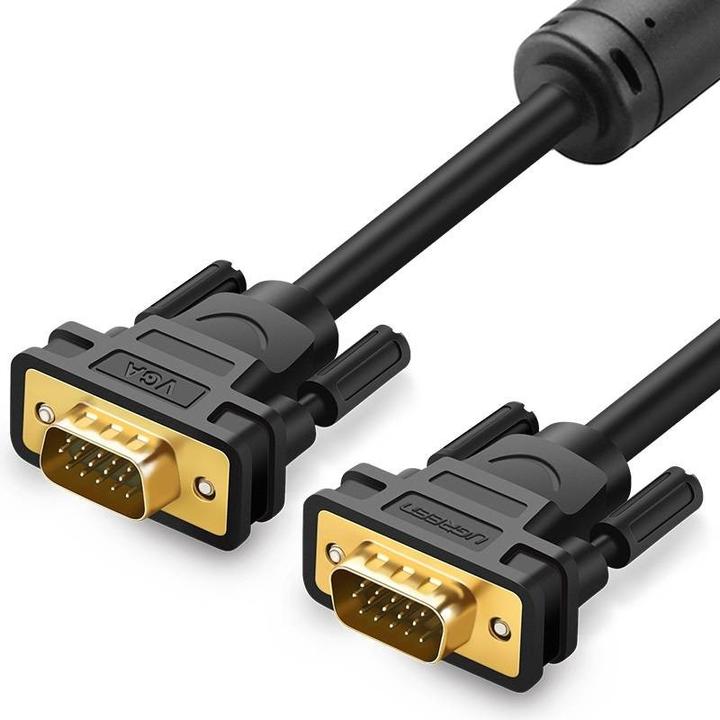 Produktbild Ugreen VGA cable VG101, FullHD, 3m (black) (3 m, VGA, USB 1.0)