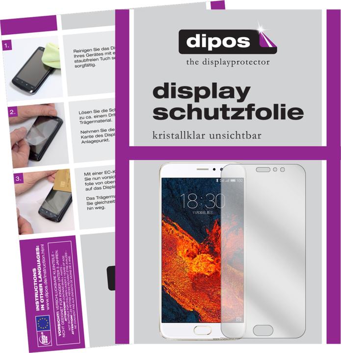 Produktbild Dipos Displayschutzfolie Crystalclear (6 Stk., Meizu Pro 6 Plus)