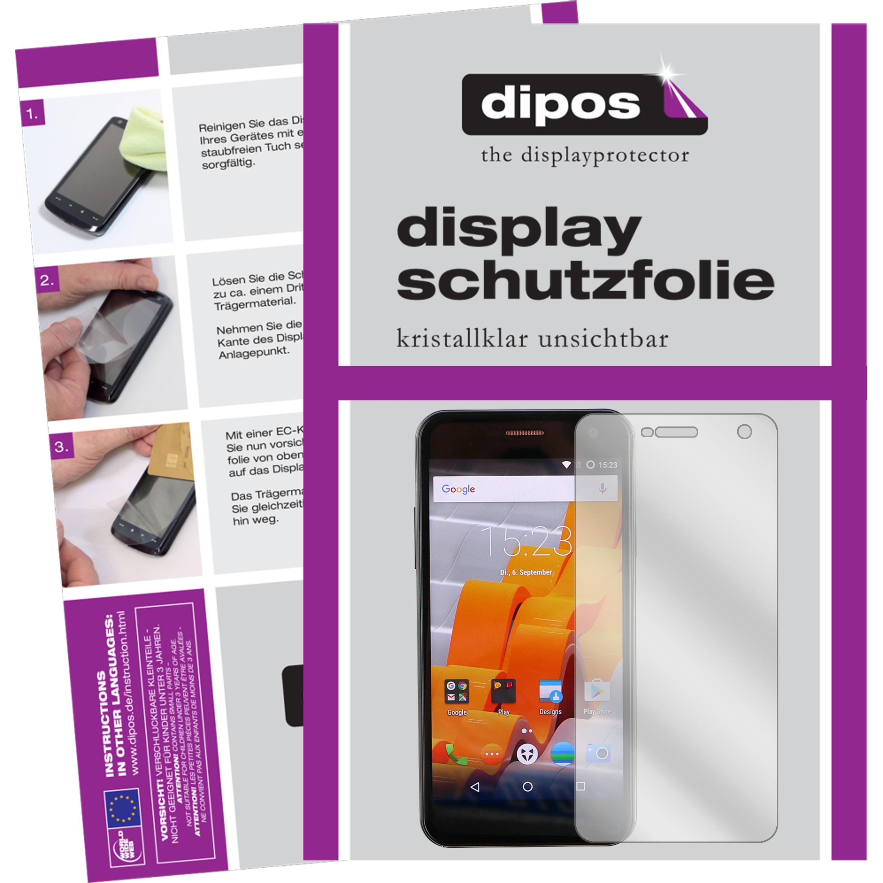 Dipos Displayschutzfolie Crystalclear (6 Stück, Wileyfox Spark+), Smartphone Schutzfolie, Transparent