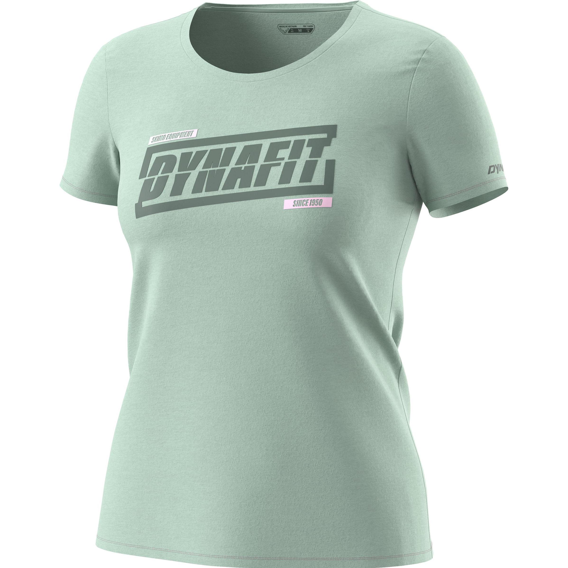 Dynafit, Damen, Sportshirt, Graphic Cotton T-Shirt (42), Türkis, 42