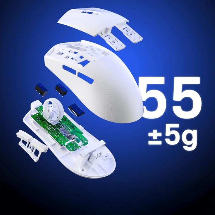 Actual product image Redragon M918W & K1NG PRO MAX & Biały (Wireless)