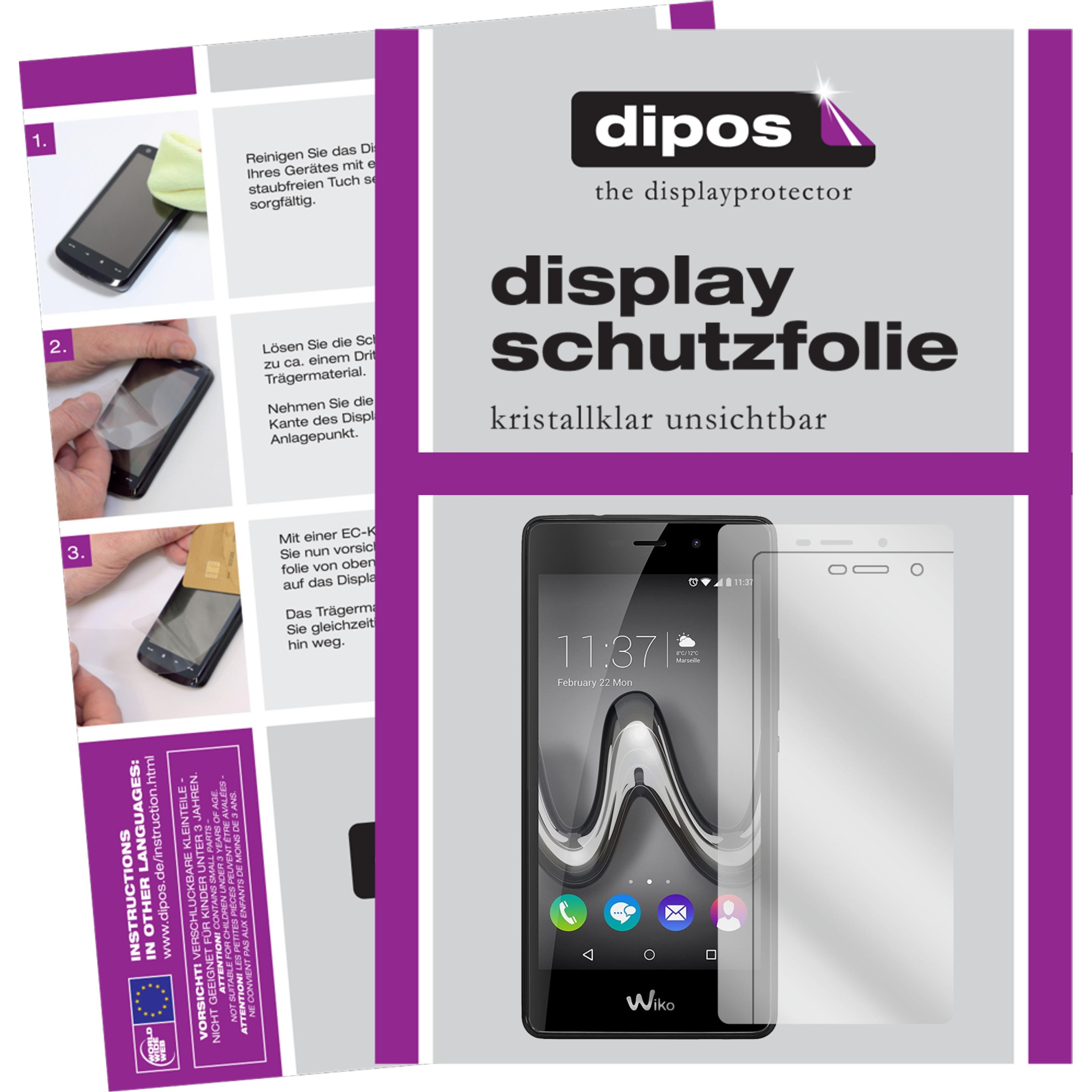 Thumbnail - Dipos Displayschutzfolie Crystalclear (2 Stück, Wiko Tommy), Smartphone Schutzfolie, Transparent