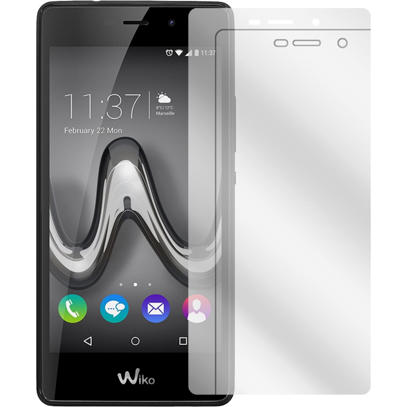 Thumbnail - Dipos Displayschutzfolie Crystalclear (2 Stück, Wiko Tommy), Smartphone Schutzfolie, Transparent