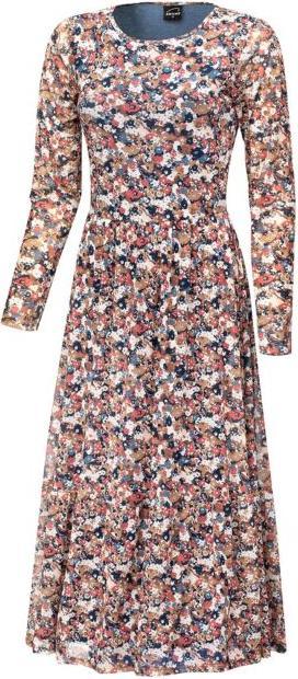 Image du produit Artime Midi Kleid, langarm, mit Blümchen-Print (XL)