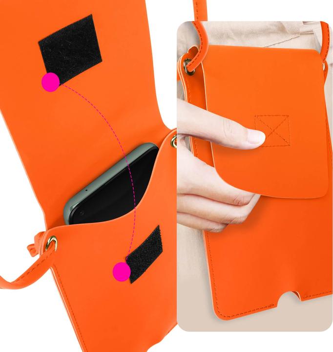 Image du produit Avizar Étui pour téléphone portable en similicuir avec compartiment pour carte Series (Universel)