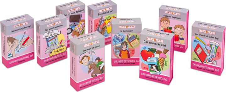 Actual product image DAZ - Basic vocabulary - 9 learning games in a package (German, 5 - 10 years)