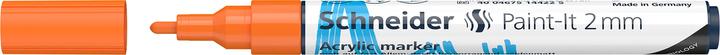 Valeurs nutritives et ingrédients Schneider Marqueur acrylique Paint-It 310 2mm orange (1 x)