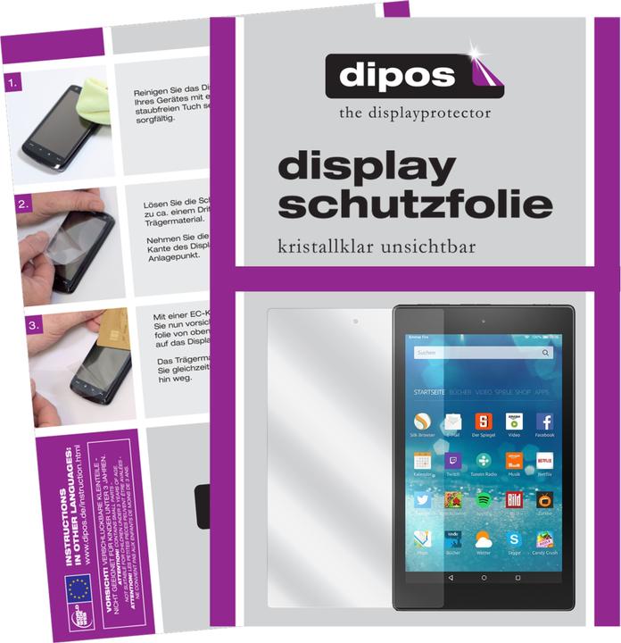 Produktbild Dipos Displayschutzfolie Crystalclear (2 Stück, Fire HD 10)