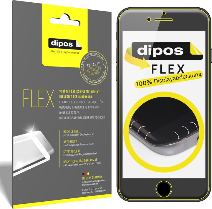 Immagine prodotto Dipos Pellicola Protettiva Full-Cover 3D (3 Pezzo/i, Apple iPhone 7)