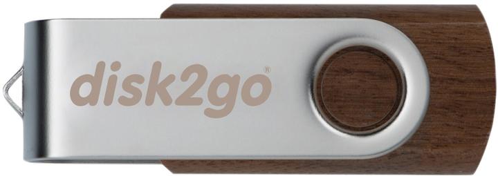 Image du produit Disk2go Bois (64 Go, USB-A)